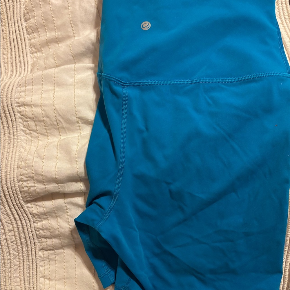 lululemon athletica Blue Bike Shorts